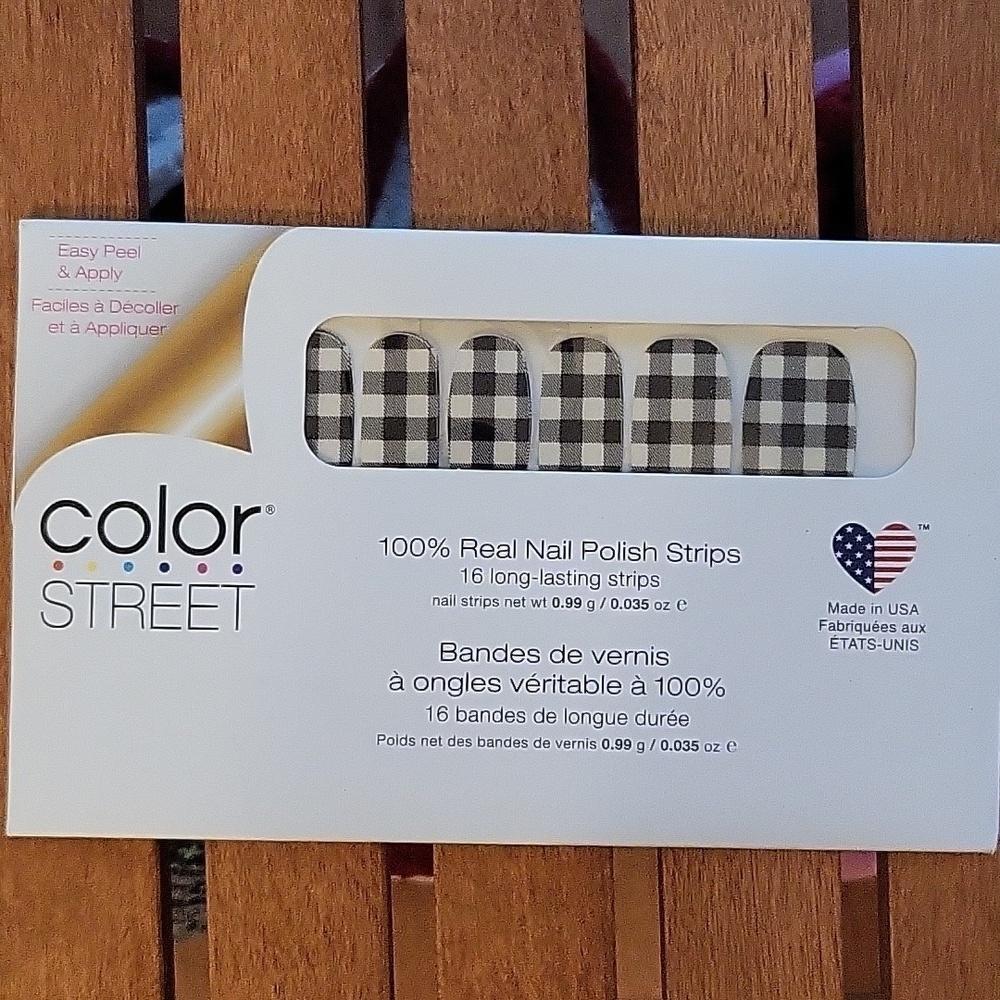 Color Street Plaid About You Nail Polish Strips